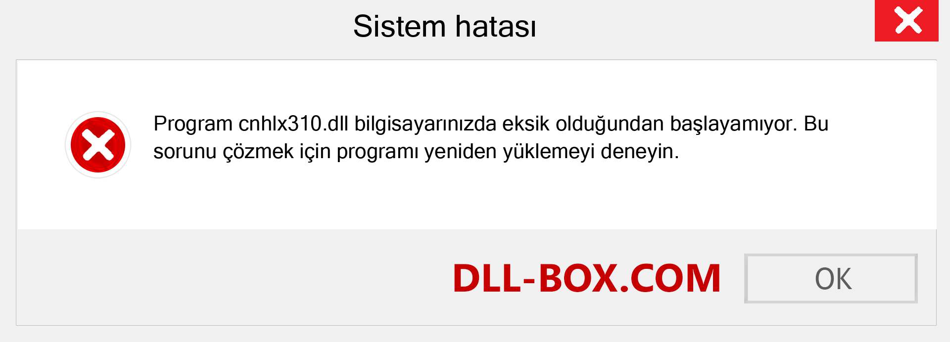 cnhlx310.dll dosyası eksik mi? Windows 7, 8, 10 için İndirin - Windows'ta cnhlx310 dll Eksik Hatasını Düzeltin, fotoğraflar, resimler